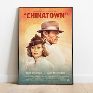 Chinatown Poster, Movie Print, Wall Art, Gift for Film Fans