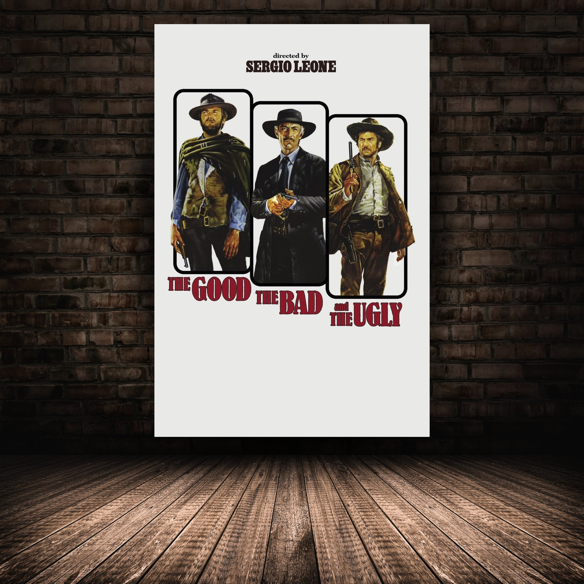 The Good, the Bad and the Ugly Movie Poster, Clint Eastwood Poster sold ...