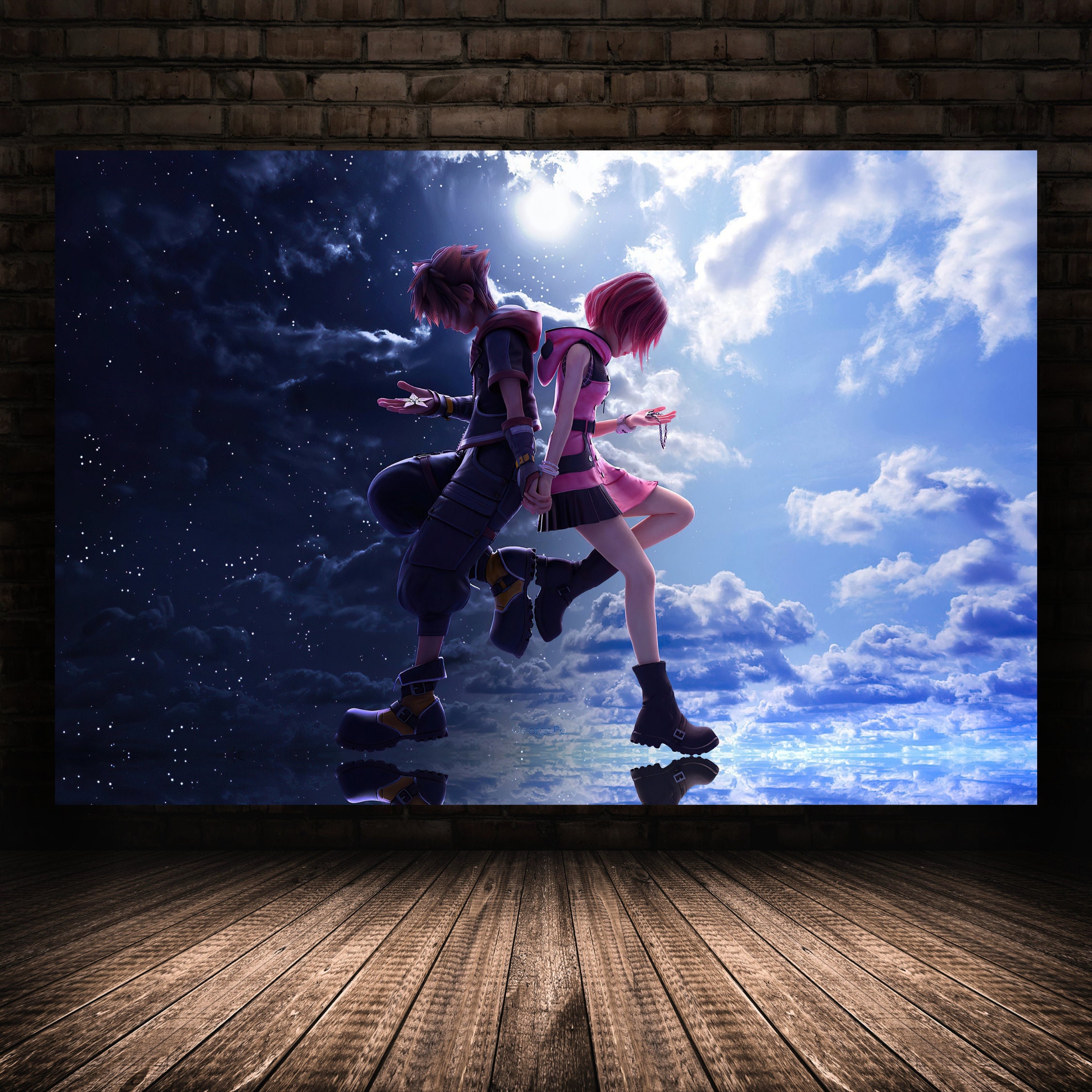 Kingdom hearts Sora Art Board Print for Sale by skydesigns