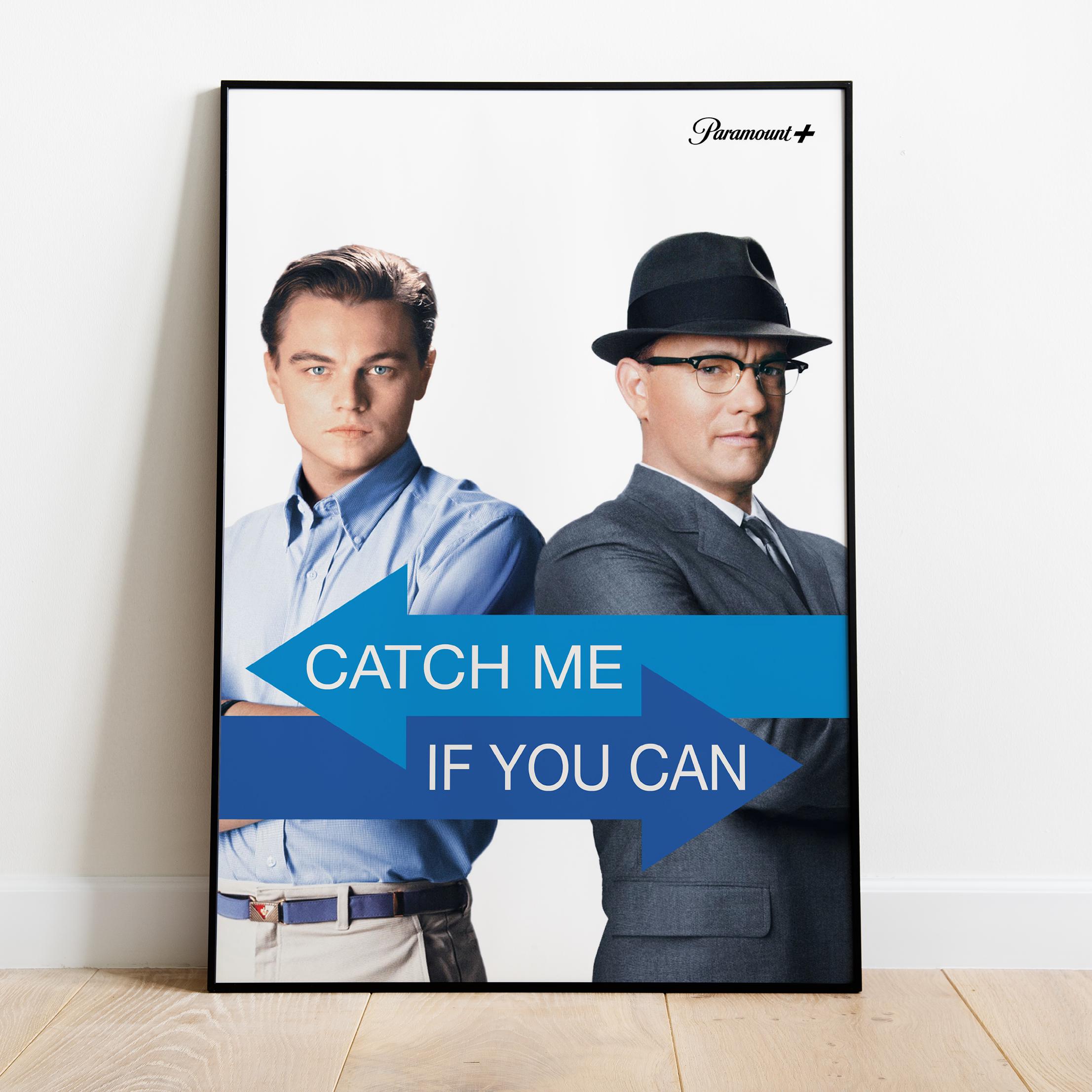 Catch Me If You Can Canvas Poster, Leonardo Dicaprio Print, Movie