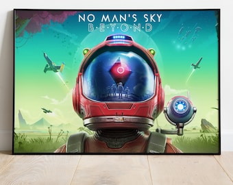 No Man's Sky Poster, Game Print, Wall Art, Gift for Gamers #2