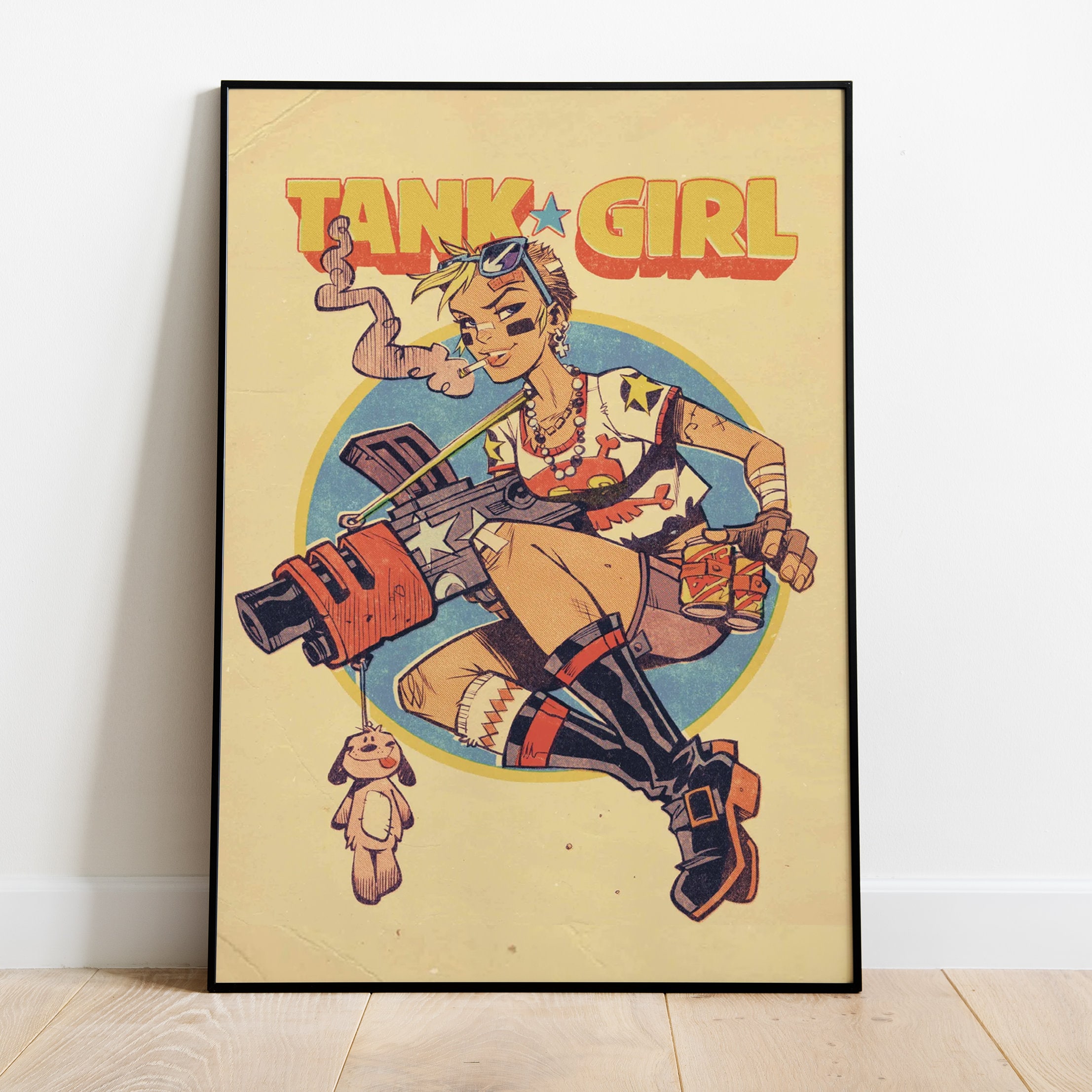 Tank Girl Poster, Comics Print, Wall Art, Gift for Comic Fans - Etsy