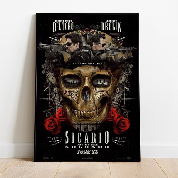 Sicario Poster, Movie Print, Wall Art, Gift for Film Fans - Etsy