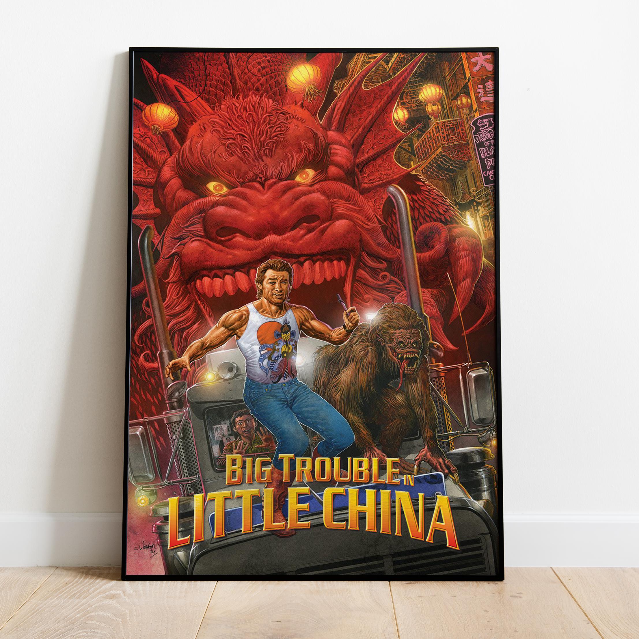 Big Trouble in Little China Canvas Poster, Jack Burton Print