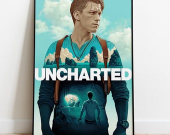 Uncharted Poster, Movie Print, Wall Art, Gift for Film Fans