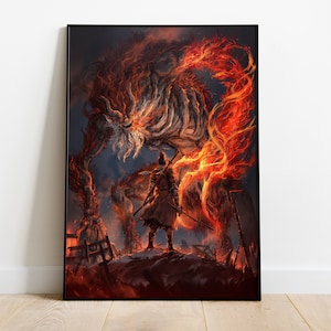 Sekiro Shadows Die Twice Poster, Game Print, Wall Art, Gift for Gamers #3