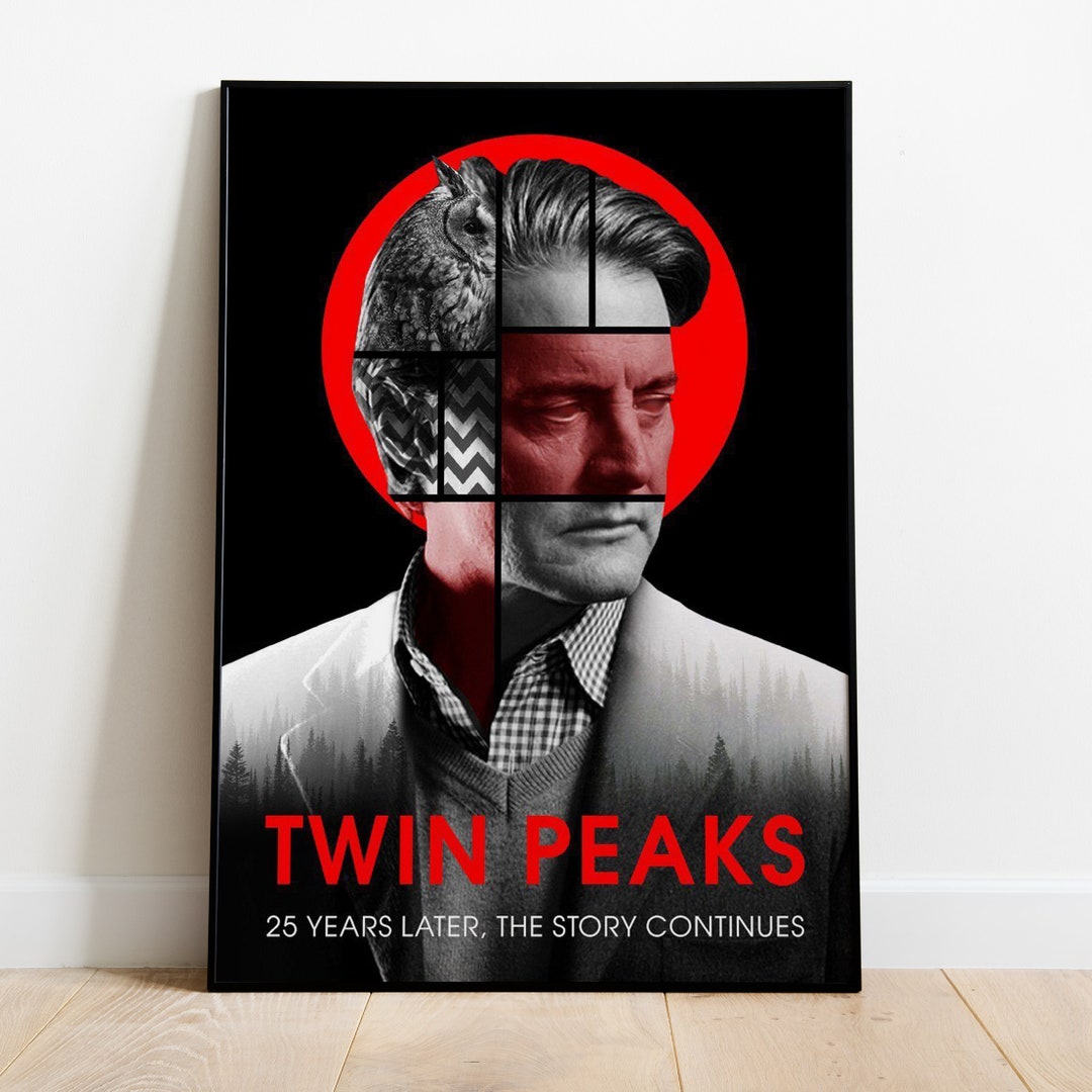 Twin Peaks Poster, Tv Series Print, Wall Art, Gift for Tv Show
