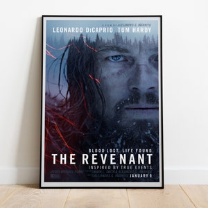 The Revenant Poster, Movie Print, Wall Art, Gift for Film Fans