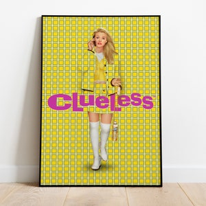 Póster de Clueless, impresión de película, arte de pared, regalo para fanáticos del cine