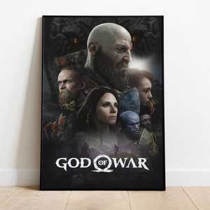 God of War Poster, Game Print, Wall Art, Gift for Gamers #4