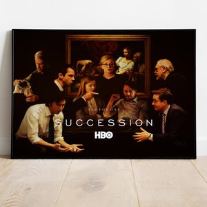 Succession Poster, Tv Series Print, Wall Art, Gift for Tv Show Fans