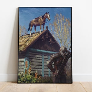 The Witcher 3 Poster, Game Print, Wall Art, Gift for Gamers #2