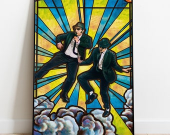Blues Brothers Poster, Filmposter, Wandbild, Geschenk für Filmfans #2