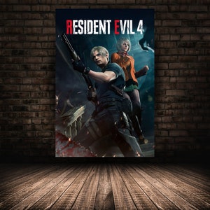 Quadro Pôster Filme Resident Evil 4 Recomeço 60x90