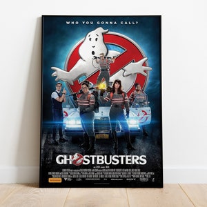 Ghostbusters Poster, Movie Print, Wall Art, Gift for Film Fans