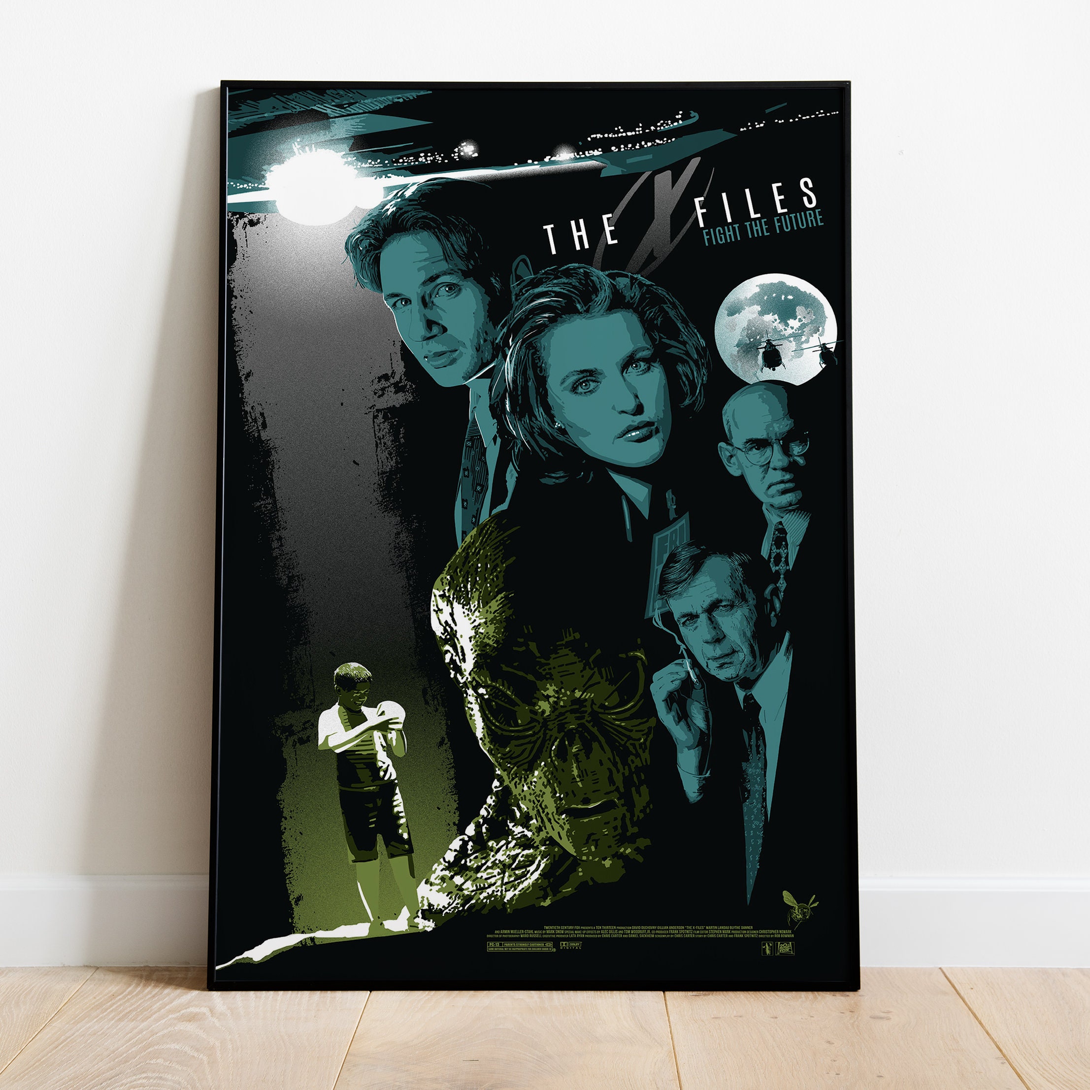 The X-files Canvas Poster, Fox Mulder Print, TV Series Wall Art - Etsy