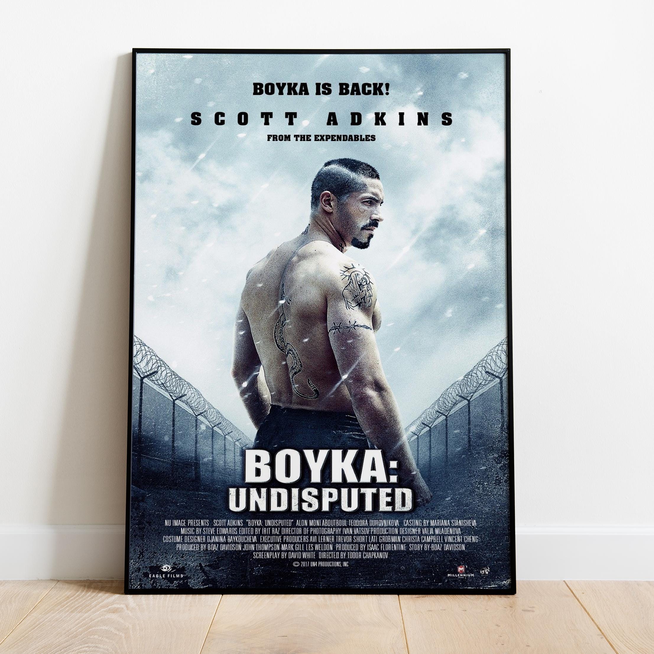Yuri Boyka Poster, Movie Print, Wandkunst, Geschenk für Filmfans