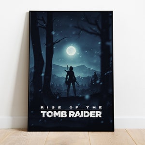 Shadow of the Tomb Raider Poster, Game Print, Wall Art, Gift for Gamers #6