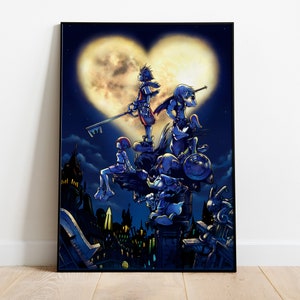 Pôster de Kingdom Hearts, impressão de jogo, arte de parede, presente para jogadores nº 2