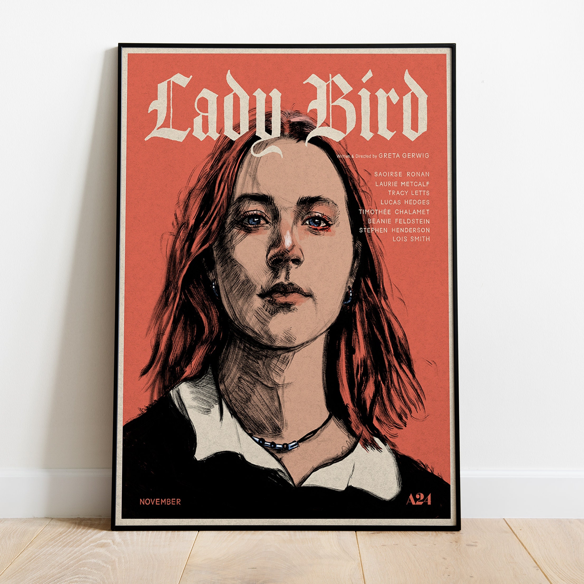 Lady Bird Poster, Movie Print, Wall Art, Gift for Film Fans - Etsy