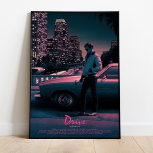 Drive Poster, Movie Print, Wall Art, Gift for Film Fans
