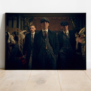 Peaky Blinders Poster, Tv Series Print, Wall Art, Gift for Tv Show Fans
