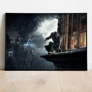 Dishonored Poster, Game Print, Wall Art, Gift for Gamers