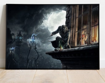 Dishonored Poster, Spiel Druck, Wandkunst, Geschenk für Gamer