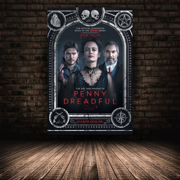 Penny Dreadful Poster, Eva Green Wandkunst, Gerollte Leinwand, Gestreckte Option, TV-Serie Geschenk