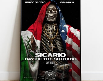 Sicario Poster, Movie Print, Wall Art, Gift for Film Fans - Etsy