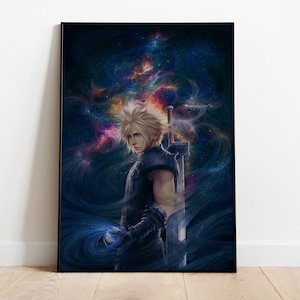 Final Fantasy Poster, Game Print, Wall Art, Gift for Gamers