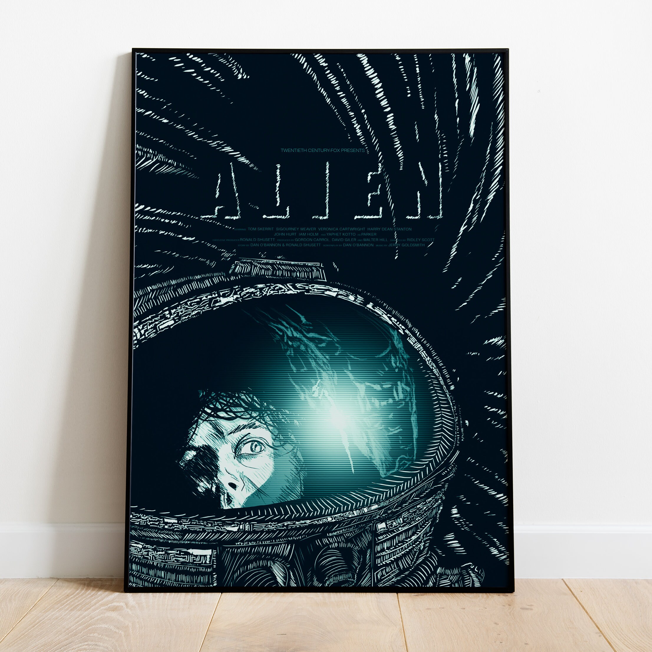 Alien Poster, Movie Print, Wall Art, Gift for Film Fans - Etsy