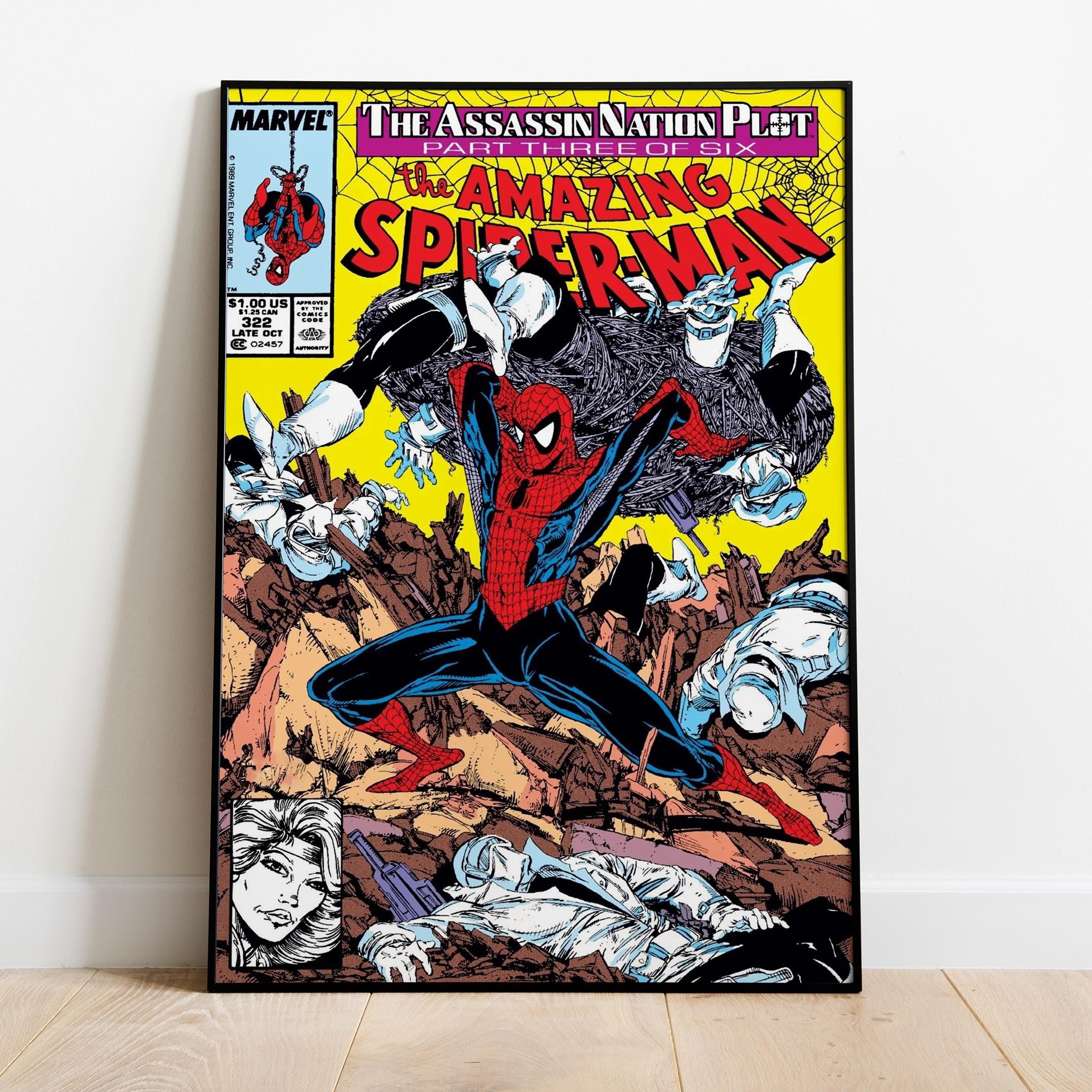 スパイダーマン コミックブックカバーポスター、コミックプリント
