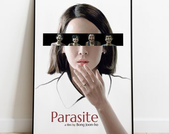 Parasite Poster, Movie Print, Wall Art, Gift for Film Fans