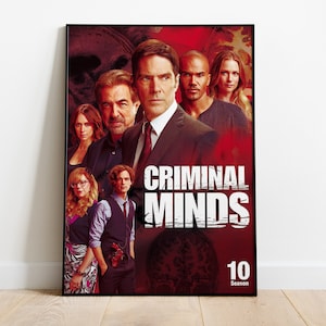 Criminal Minds Poster, Tv Series Print, Wall Art, Gift for Tv Show Fans