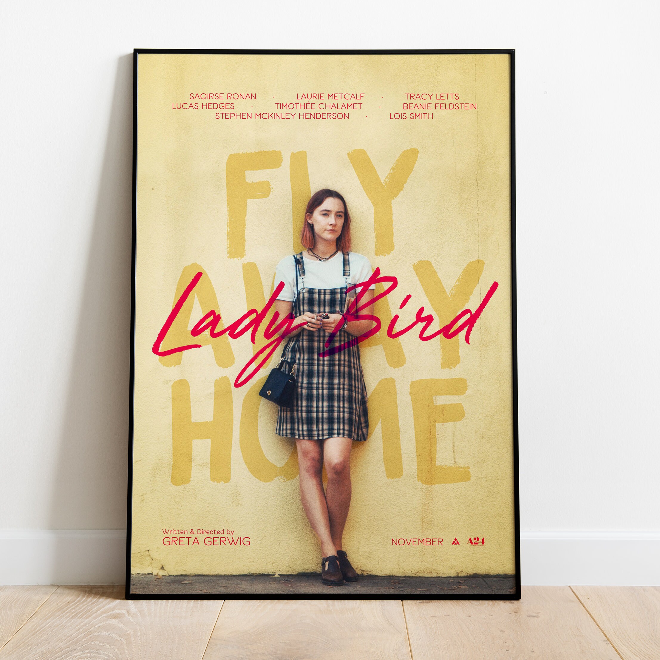 Lady Bird Canvas Poster, Saoirse Ronan Print, Movie Wall Art - Etsy