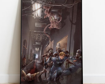 バイオハザード RE:2』リメイクポスター - Etsy 日本