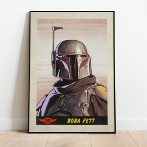 The Mandalorian Poster, Tv Series Print, Wall Art, Gift for Tv Show Fans