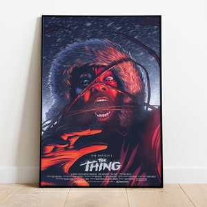 The Thing Poster, Movie Print, Wall Art, Gift for Film Fans