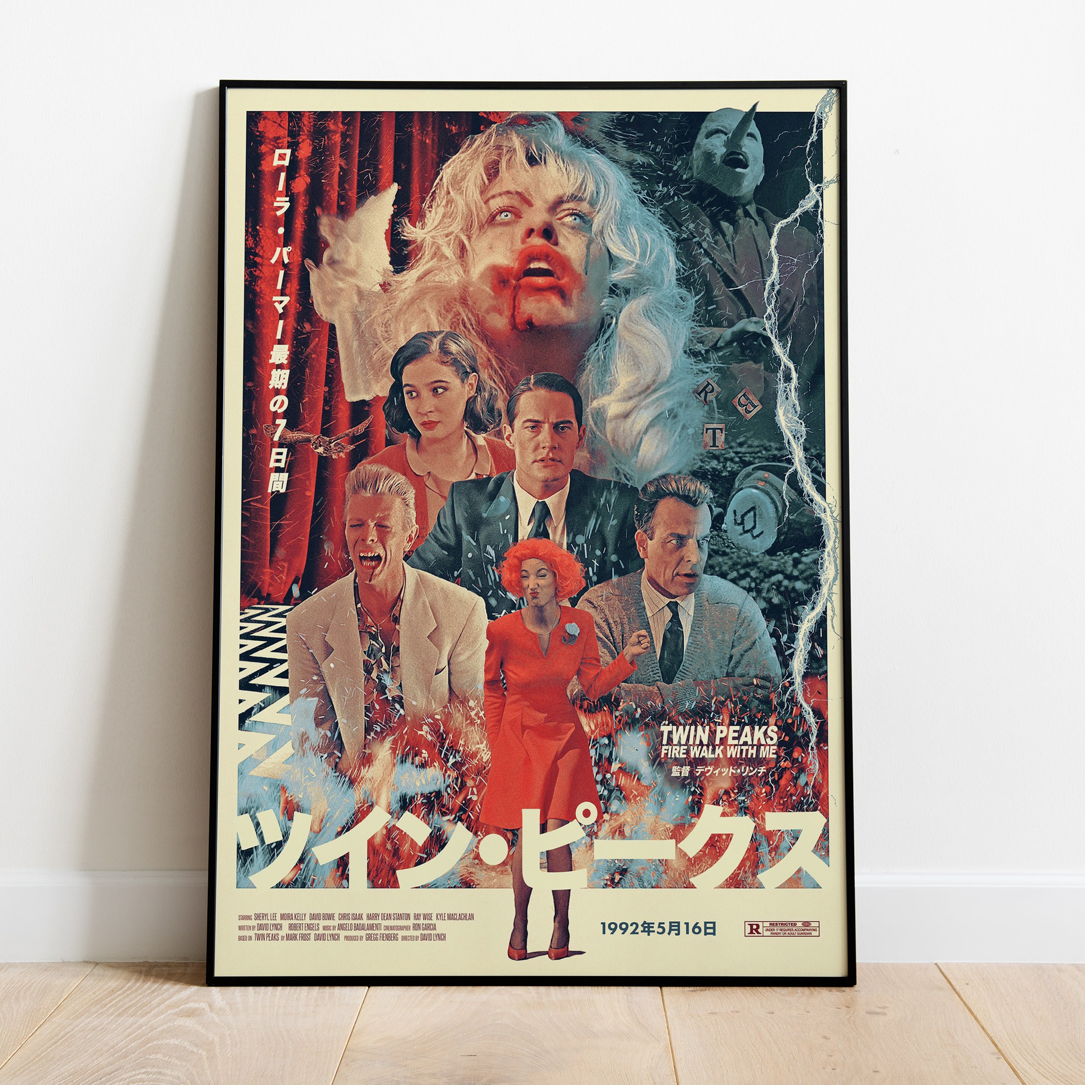 Twin Peaks Poster, Tv Series Print, Wall Art, Gift for Tv Show