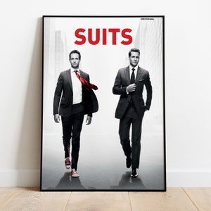 Suits Poster, Movie Print, Wall Art, Gift for Film Fans