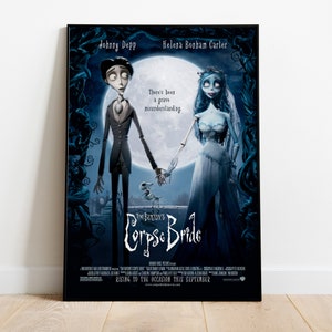 Corpse Bride Poster, Movie Print, Wall Art, Gift for Film Fans