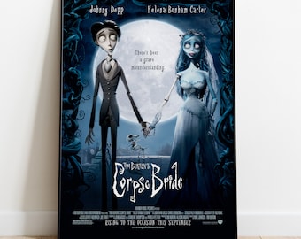 Corpse Bride Poster, Movie Print, Wall Art, Gift for Film Fans