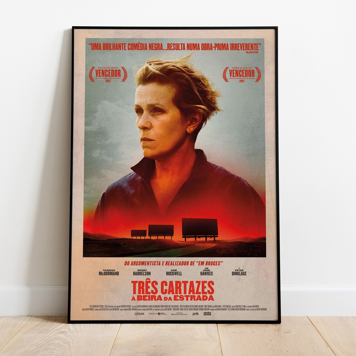“Three Billboards Outside Ebbing, Missouri” Original Quad Poster - Film Poster - Movie Poster