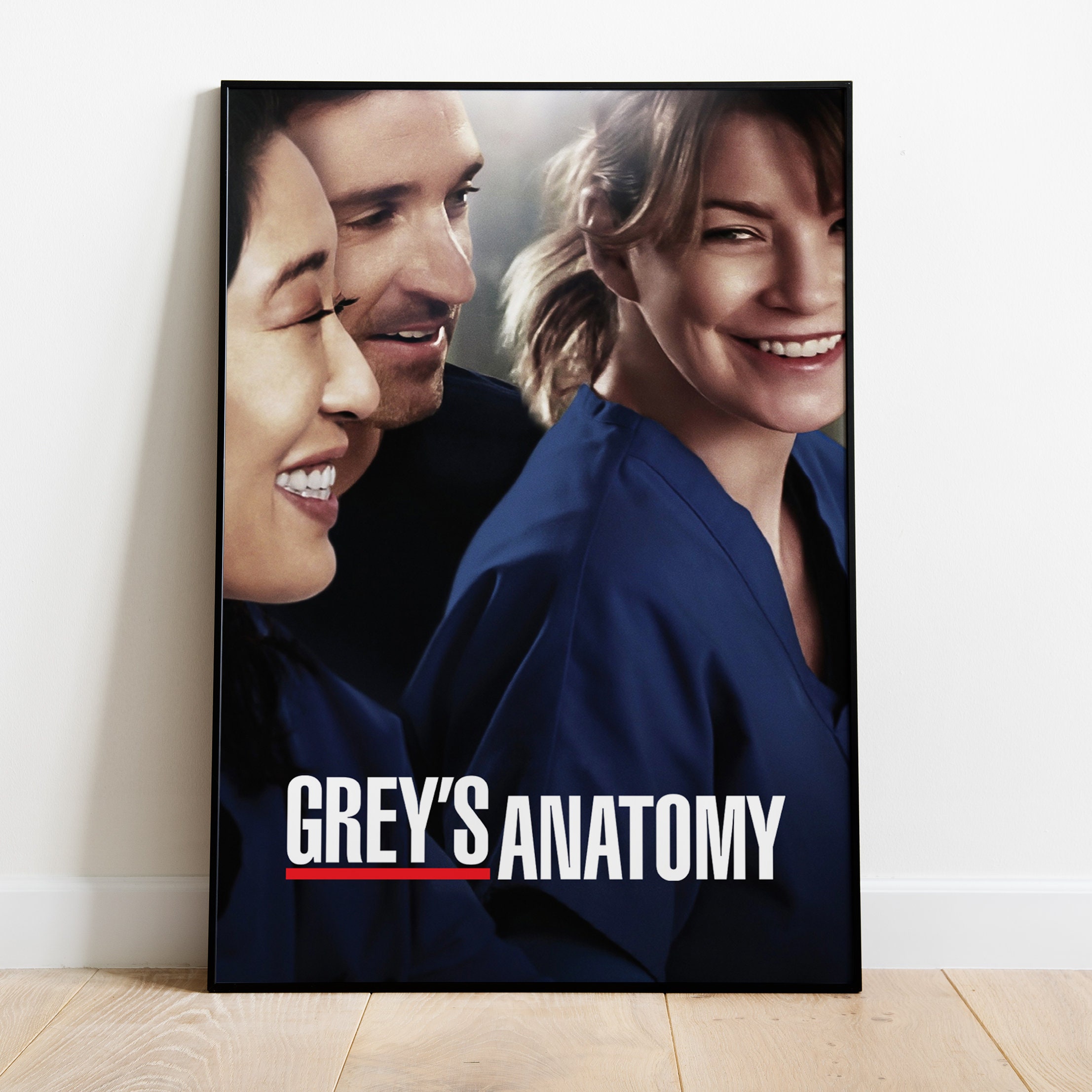 Grey's Anatomy Poster, Tv Series Print, Wall Art, Gift for Tv Show