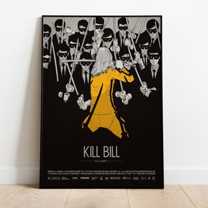 Kill Bill Poster, Movie Print, Wall Art, Gift for Film Fans #2
