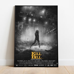 Kill Bill Poster, Movie Print, Wall Art, Gift for Film Fans