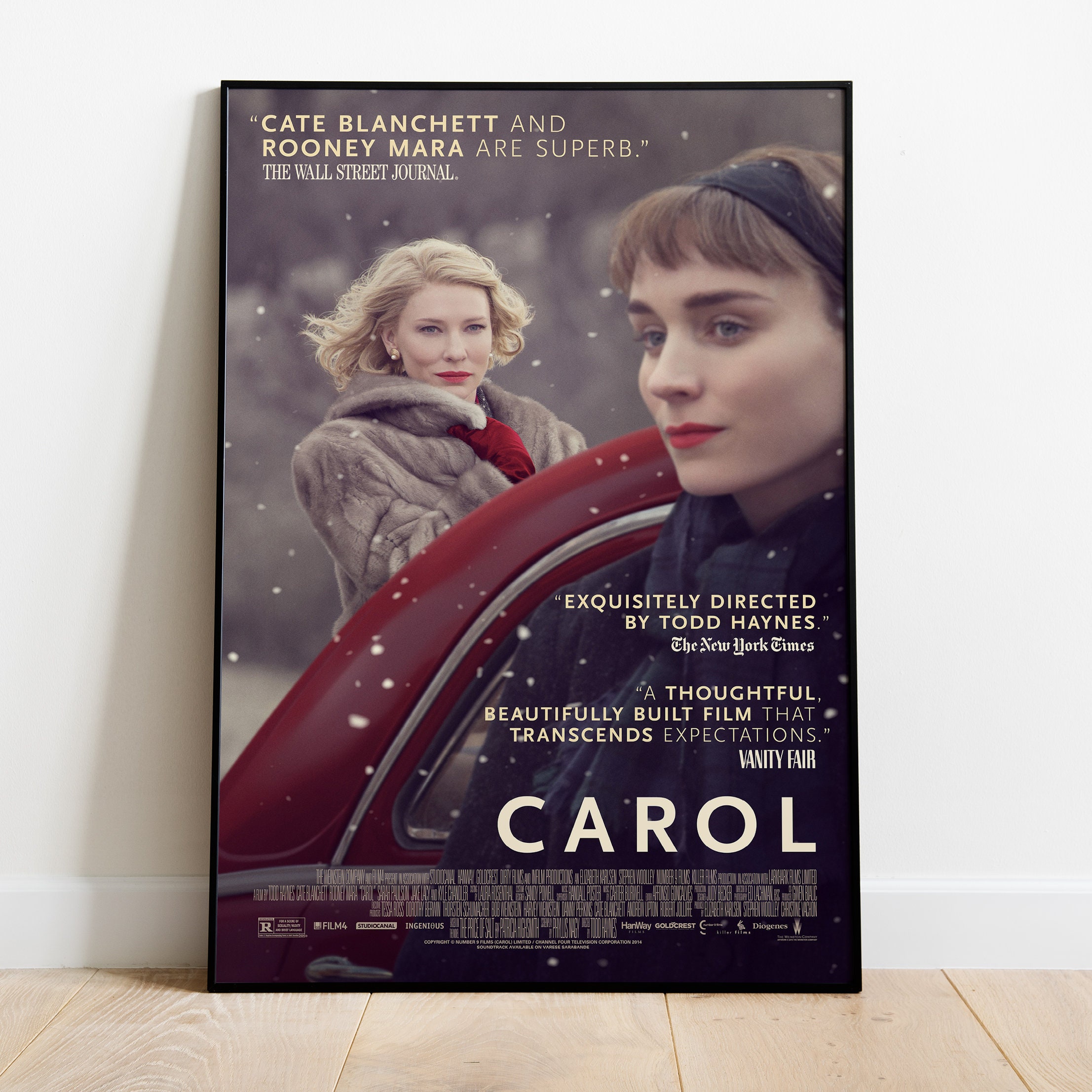 Carol Poster, Movie Print, Wall Art, Gift for Film Fans - Etsy