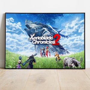 Xenoblade Chronicles Poster, Game Print, Wall Art, Gift for Gamers