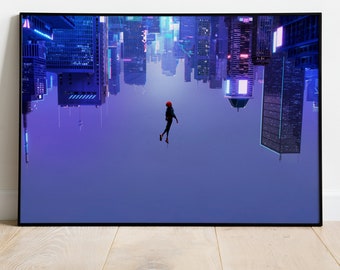 Poster di Spider-Man: Un nuovo universo, stampa della serie TV, decorazione da parete, regalo per i fan della serie TV n. 2